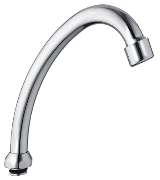 Universální výtokové ramínko k baterii, 135mm, typ-J, chrom 15J130