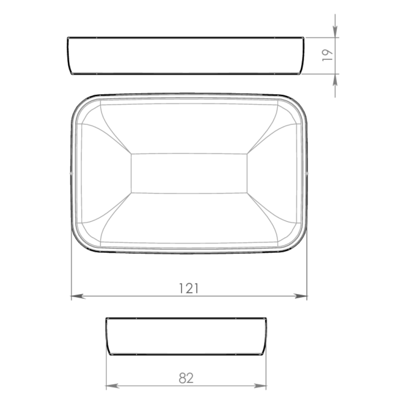 YLENIA mýdlenka na postavení, zelená YL1107