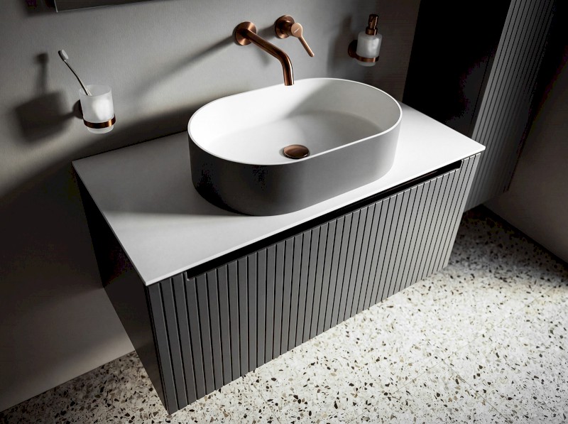 NELIO keramická deska Blanco 77,5x0,9x49,3cm, bílá mat KD008W