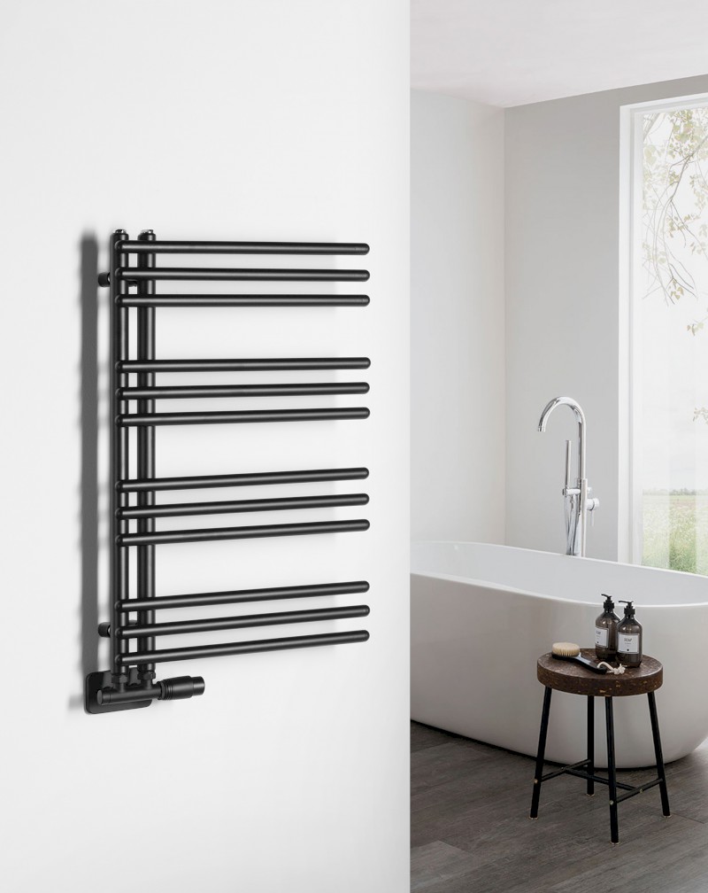 POSEIDON otopné těleso 450x740mm, černá mat PS474B