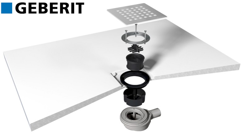 FLEXIA vaničkový sifon, průměr 90mm, DN40, krytka nerez mat 17731