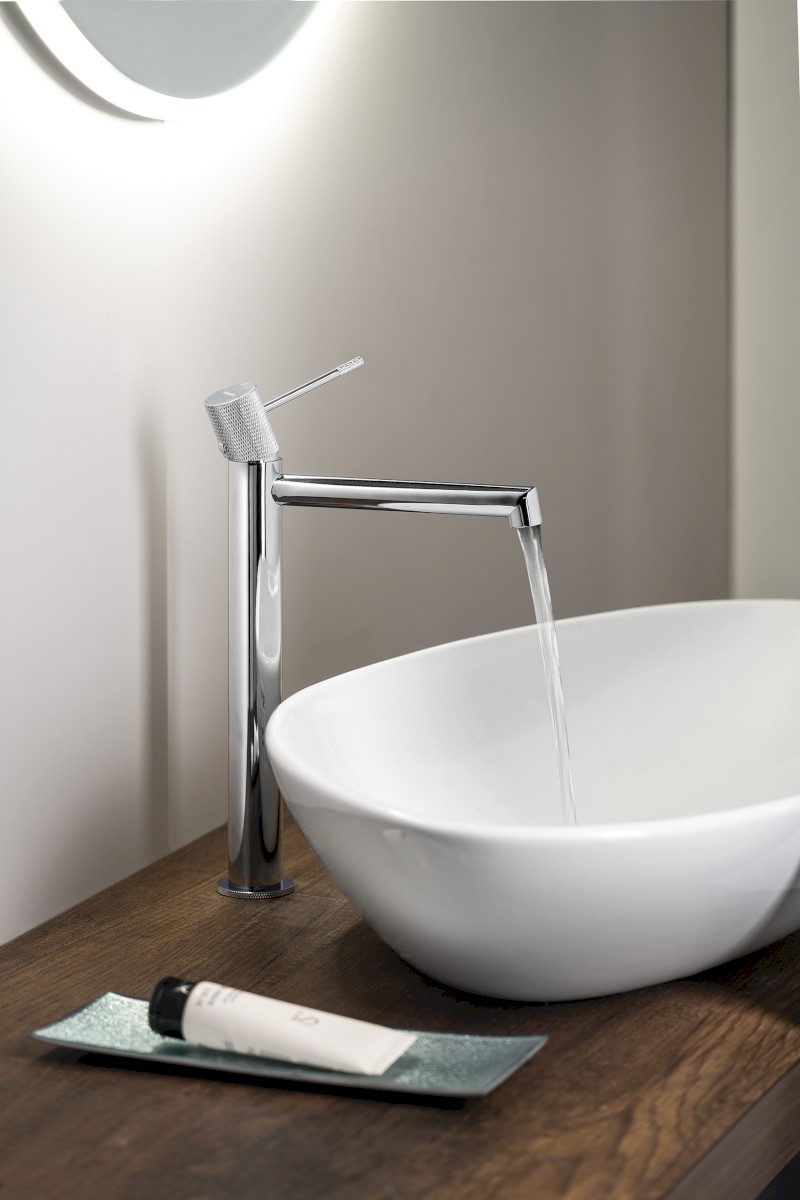 SOLARIS stojánková umyvadlová baterie vysoká, chrom WD006