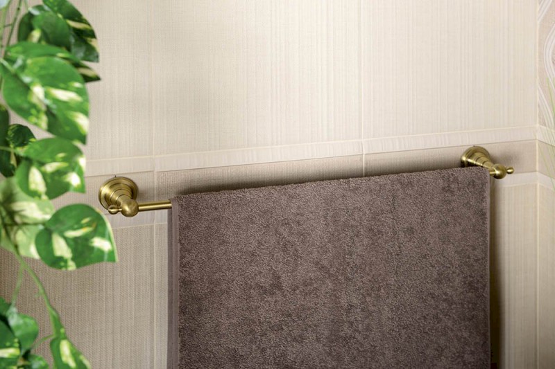 DIAMOND držák ručníků 600mm, bronz 1318-09