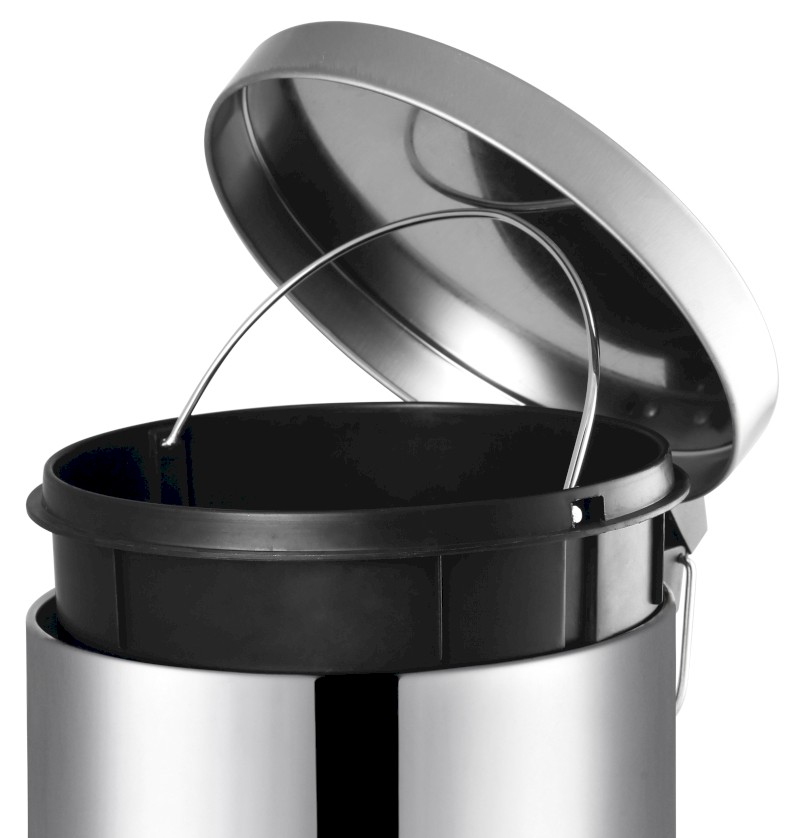 SIMPLE LINE odpadkový koš kulatý 3l, nerez lesk 27103