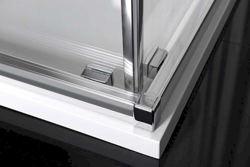 LUCIS LINE čtvercová sprchová zástěna 900x900mm, čiré sklo DL1615