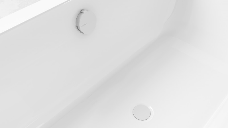 MARBLE vanová souprava s napouštěním, bovden, délka 800mm, bílá 11052.10