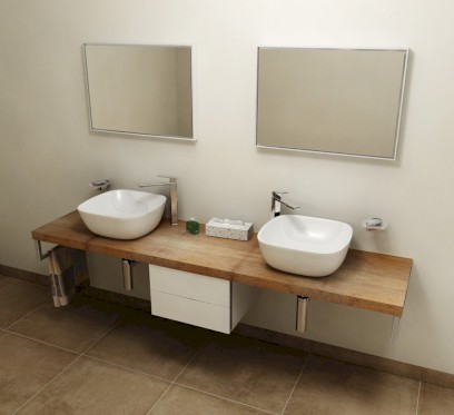 AVICE deska pod umyvadlo 250x50cm, tl.5cm, old wood AV258