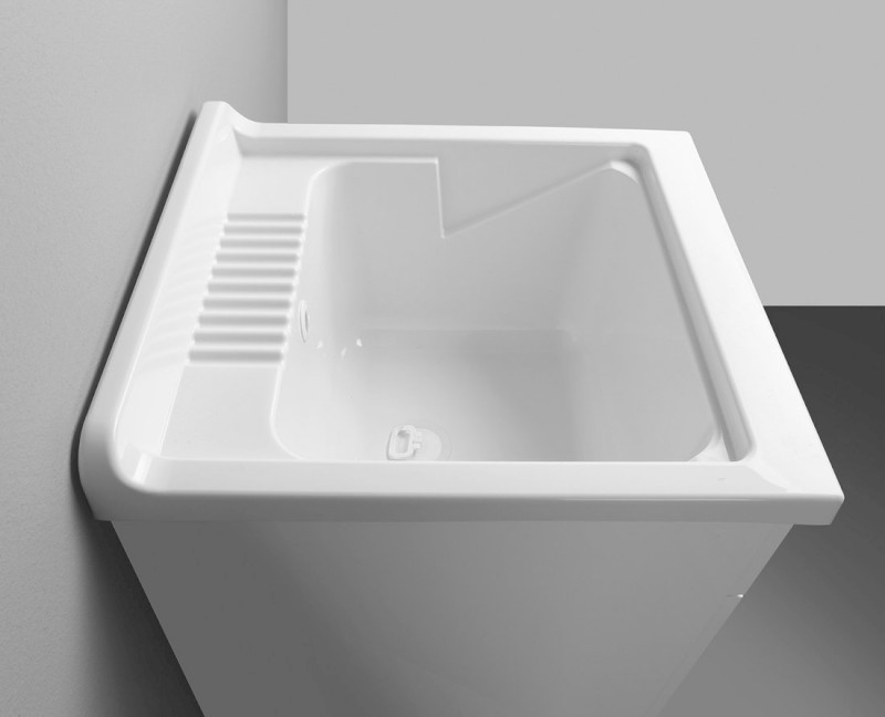 Výlevka na skříňku 45x50cm, plast bílá PI4550