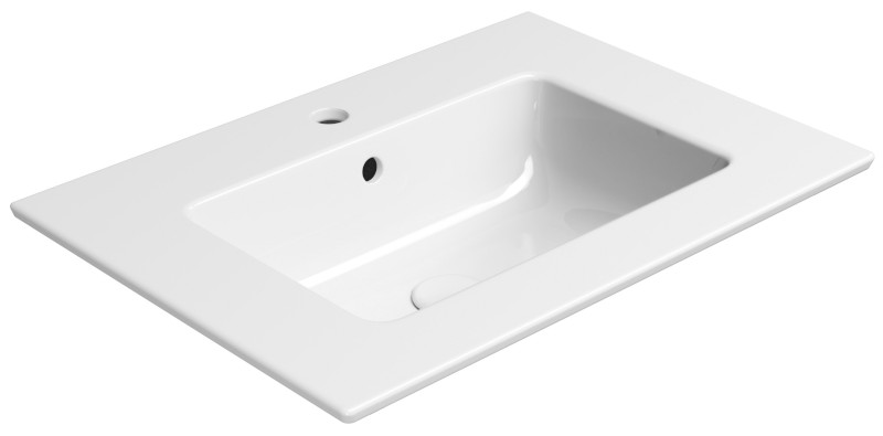 PURA keramické umyvadlo Slim 62x46cm, bílá ExtraGlaze 8884111