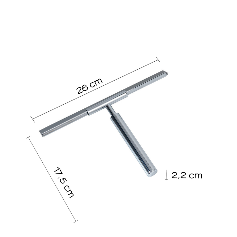 THOR stěrka do sprchy, chrom 564113