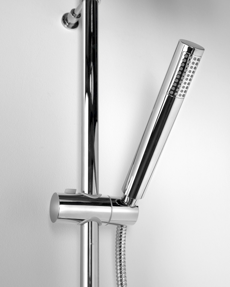 AIRTECH-AXIA sprchový sloup k napojení na baterii, hlavová, ruční sprcha, chrom 990E