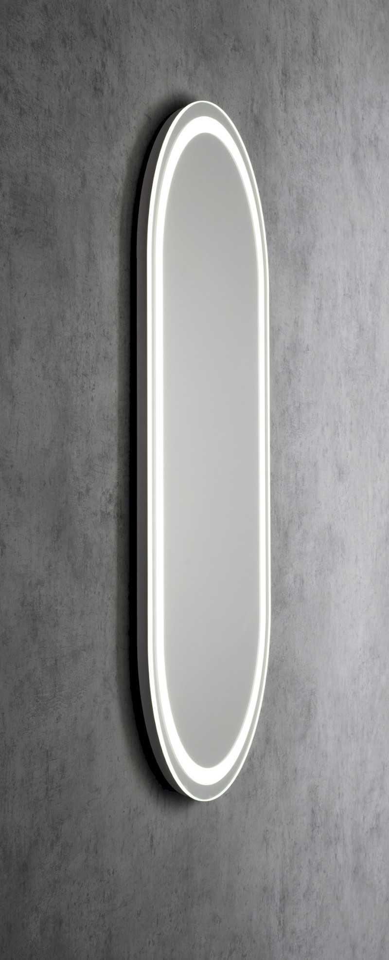 NYX oválné zrcadlo s LED osvětlením 45x90cm NY045