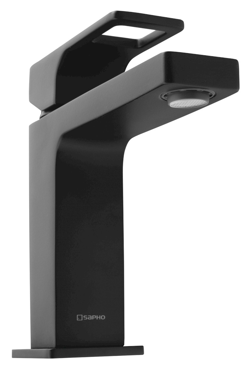 FORATA stojánková umyvadlová baterie, černá mat FT002/15