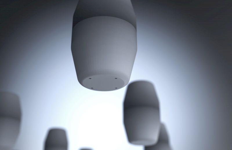 RAINFALL hlavová sprcha, 250x250mm, nerez lesk RN564