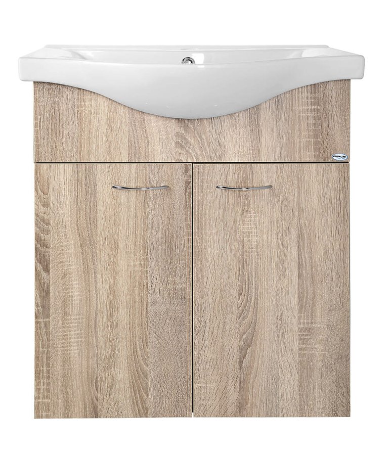 KERAMIA FRESH umyvadlová skříňka 60,6x74x34cm, dub platin 50065