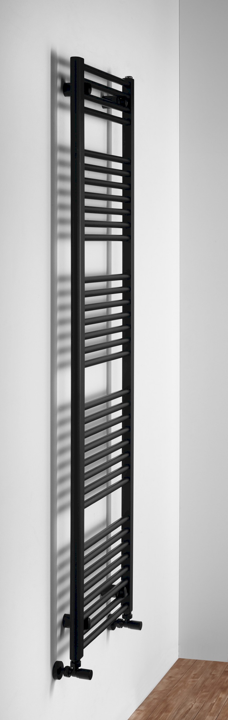 DIRECT otopné těleso s bočním připojením 450x1680mm, černá mat ILR64B