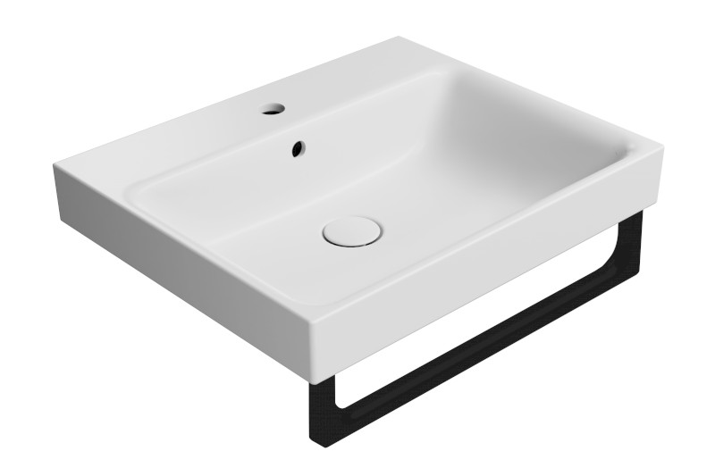 NUBES keramické umyvadlo 60x50cm, bílá mat 9631109