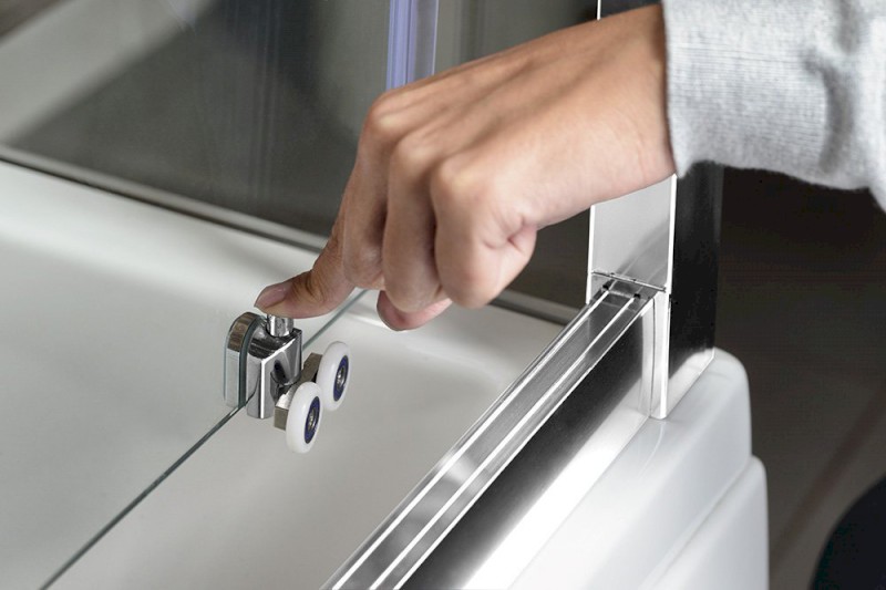 DEEP sprchové dveře 1500x1650mm, čiré sklo MD1516