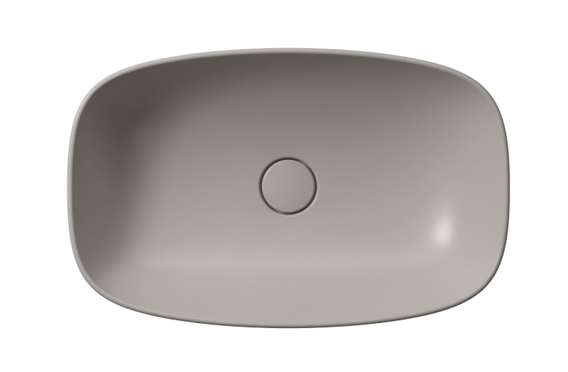 NUBES keramické umyvadlo na desku 60x38cm, tortora mat 978305