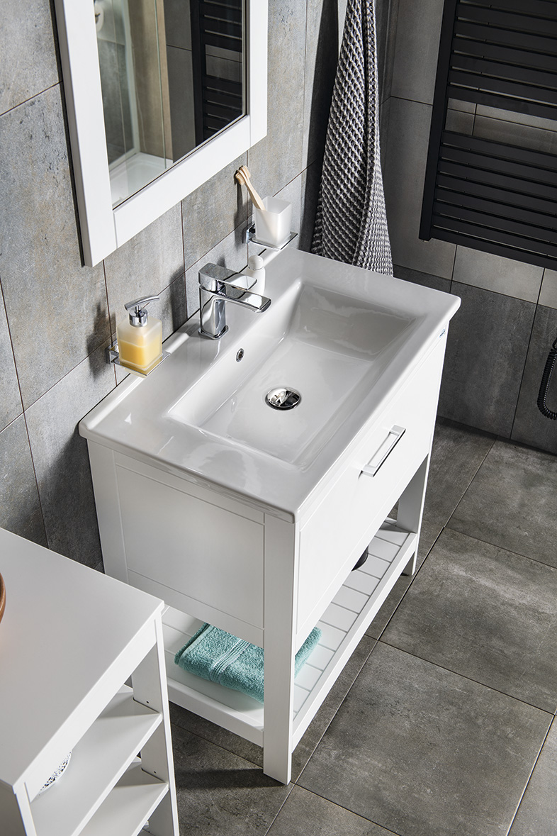 ZUNO 75 keramické umyvadlo nábytkové 75x45cm, bílá 9075