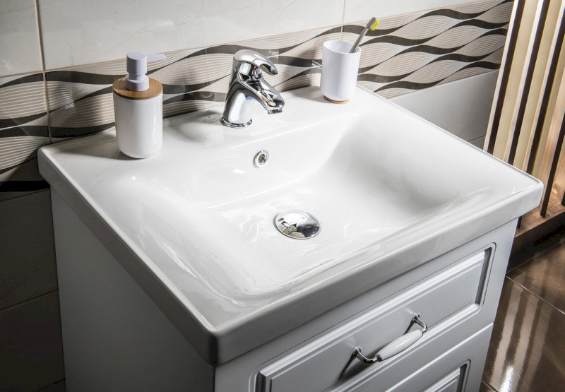 FAVOLO umyvadlová skříňka 61,5x72,5x44cm, bílá mat FV265