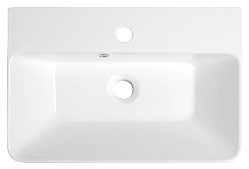 THALIE 55 keramické umyvadlo nábytkové 55x37cm, bílá TH11055