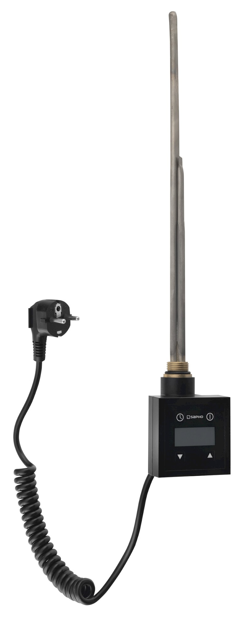 KTX topná tyč s termostatem, 400 W, černá mat KTX-B-400