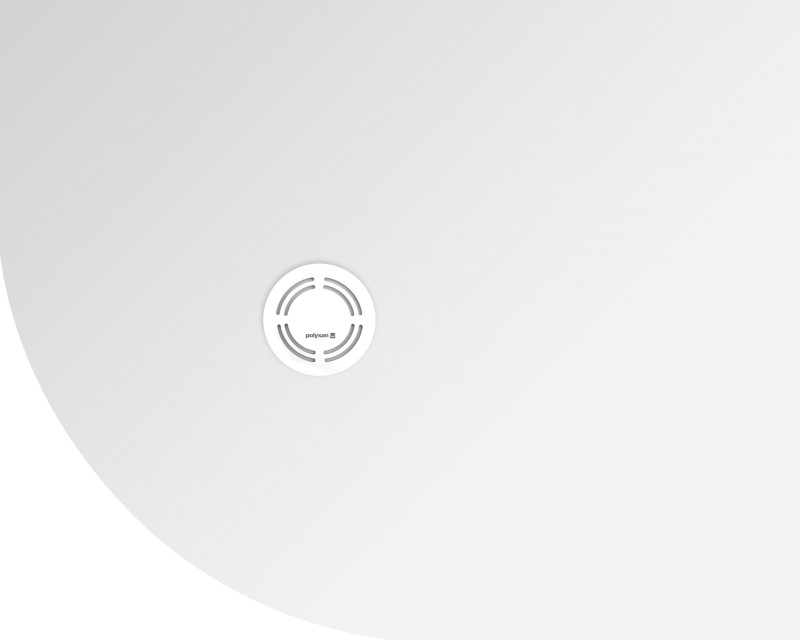 FLEXIA vanička z litého mramoru čtvrtkruh, s možností úpravy rozměru, 100x80cm, R550, pravá 91251