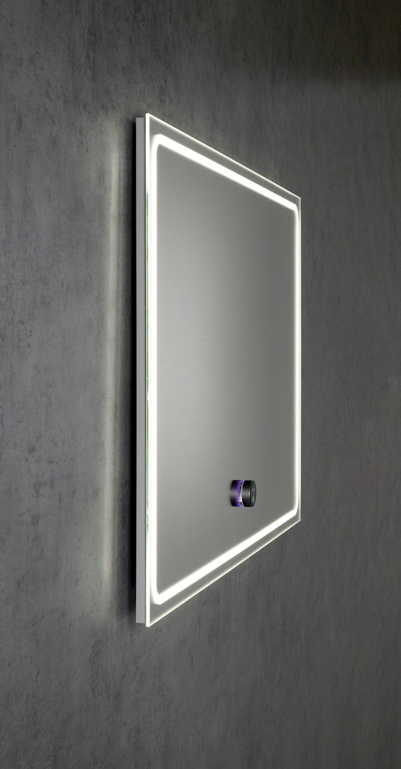 GEMINI zrcadlo s LED osvětlením 100x70cm, chytré funkce GM100K