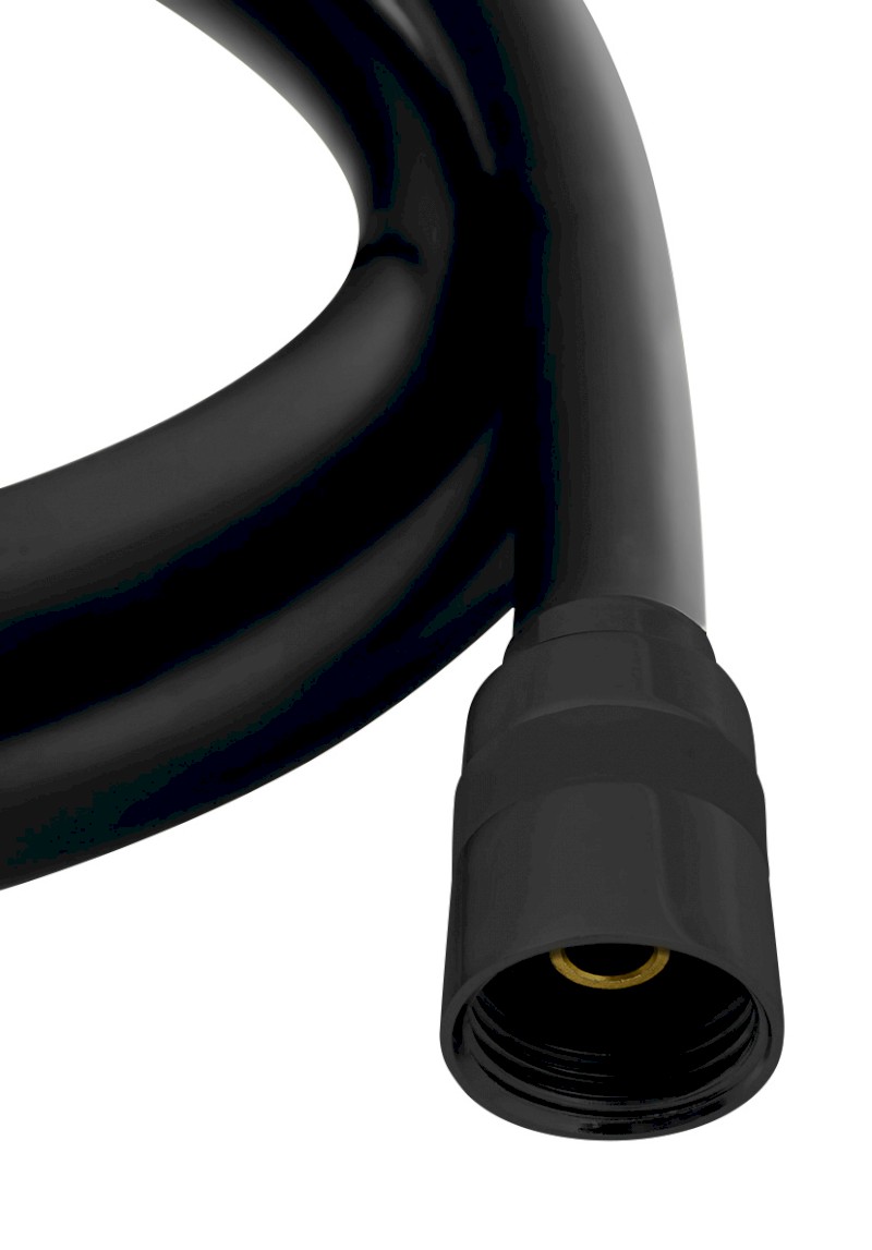 SOFTFLEX plastová sprchová hadice, 150cm, černá mat 1208-17