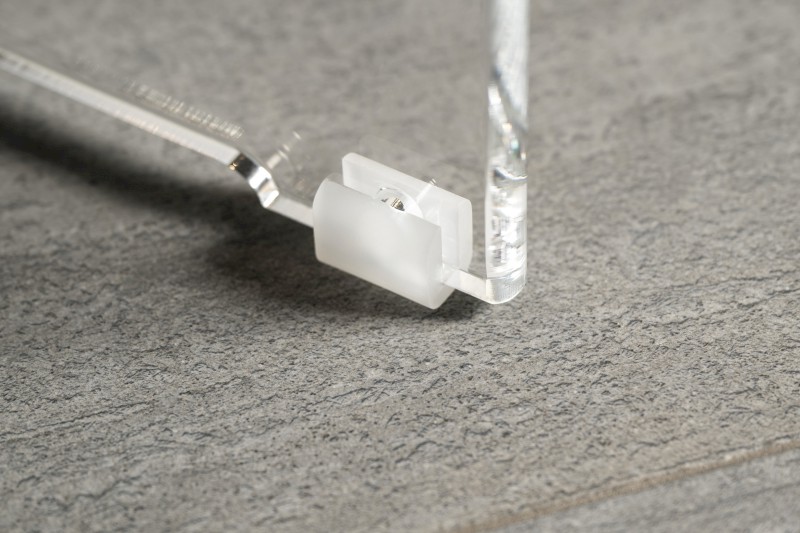 TRENDY koupelnová stolička 40x48x27,5cm, čirá A211100