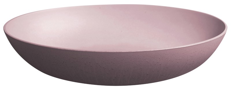 FORMIGO betonové umyvadlo na desku, 60x40cm, růžová mat FG221