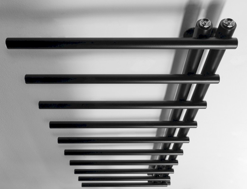 JUSTINA otopné těleso 500x1246 mm, černá mat IR546B