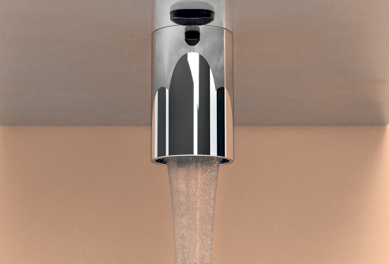 TOWEL zrcadlová skříňka 100cm se senzorovým dávkovačem mýdla, vodovodní baterií a zásobníkem na papírové ručníky MUM000118