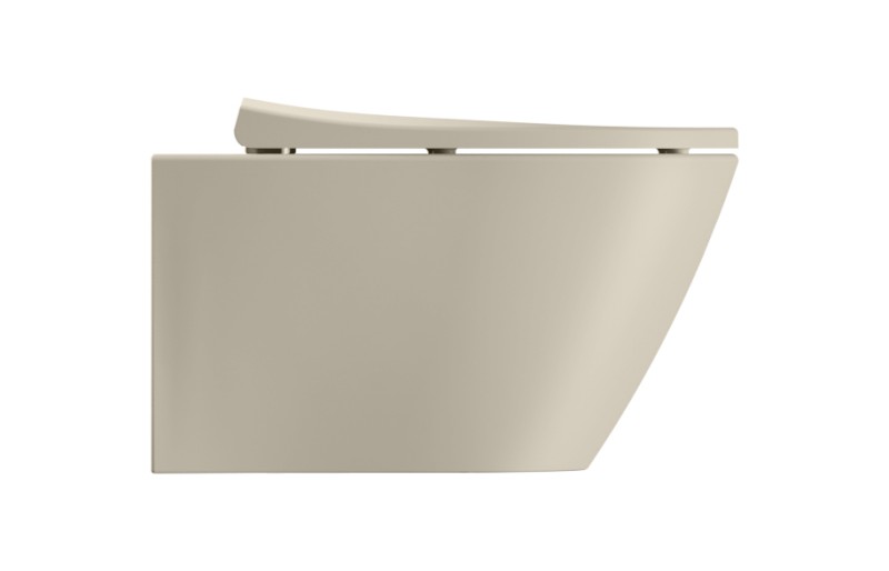 MODO závěsná WC mísa, Swirlflush, 37x52cm, creta dual-mat 981608