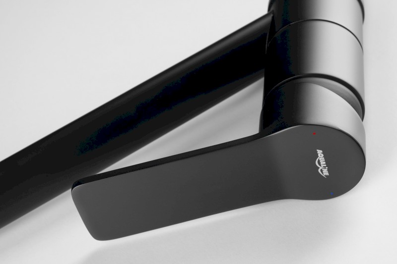 SINTRA stojánková dřezová baterie, černá mat SX070B