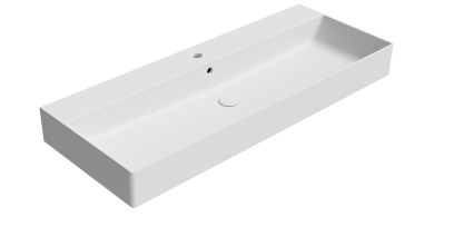 KUBE X keramické umyvadlo 120x47cm, bílá mat 9424109
