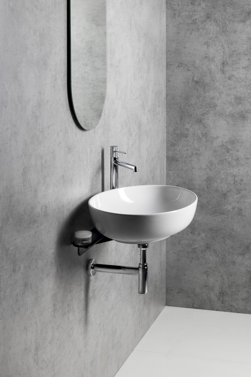 OFELIE keramické umyvadlo na desku, 52x40 cm, bílá AR433