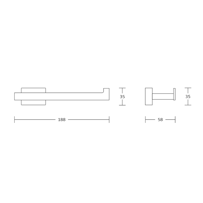 APOLLO držák toaletního papíru, černá mat 1416-17B