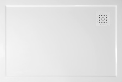 XENA sprchová vanička z litého mramoru, obdélník 120x80cm, bílá HX12080