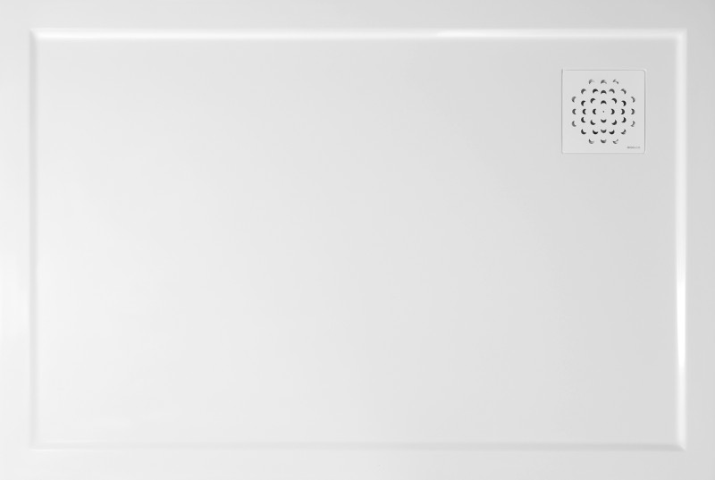 XENA sprchová vanička z litého mramoru, obdélník 120x80cm, bílá HX12080