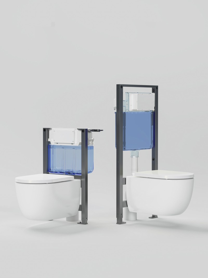 GLANZ závěsná WC mísa, Vortex Rimless, 36x52,5cm, bílá 201.336.4