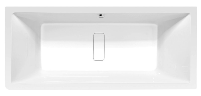 MARLENE CURVE R MONOLITH obdélníková vana 185x85x63cm, bílá 71607MCR