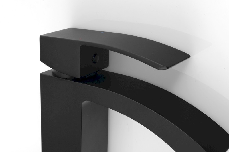 GINKO 35 stojánková umyvadlová baterie, černá mat 1101-02B