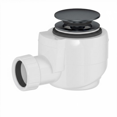 Vanová výpust DN40, click-clack, gun metal 71714GM