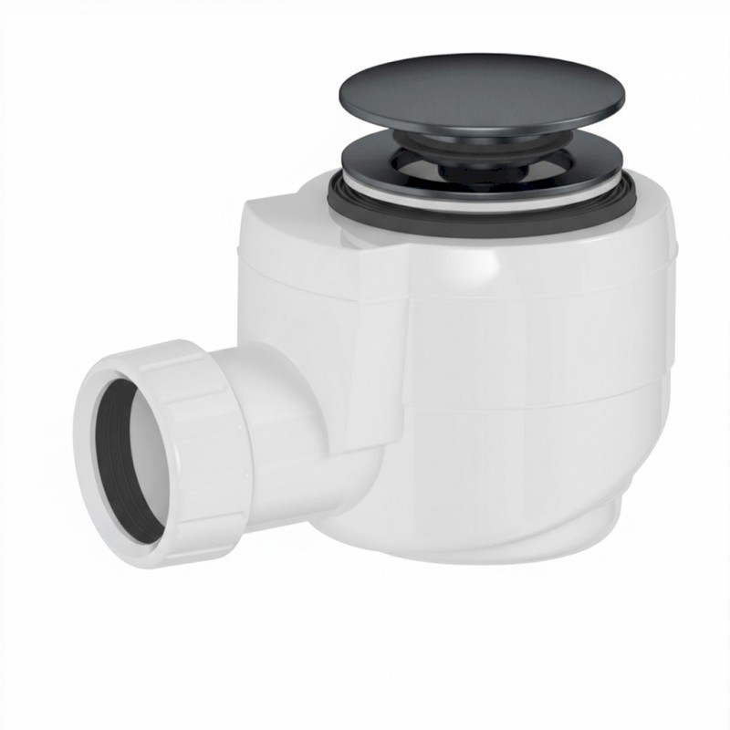 Vanová výpust DN40, click-clack, gun metal 71714GM