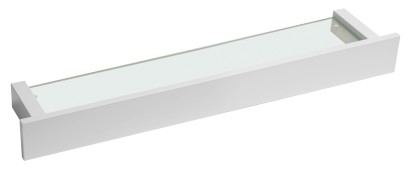 PATRON skleněná police 58cm, bílá PX582W