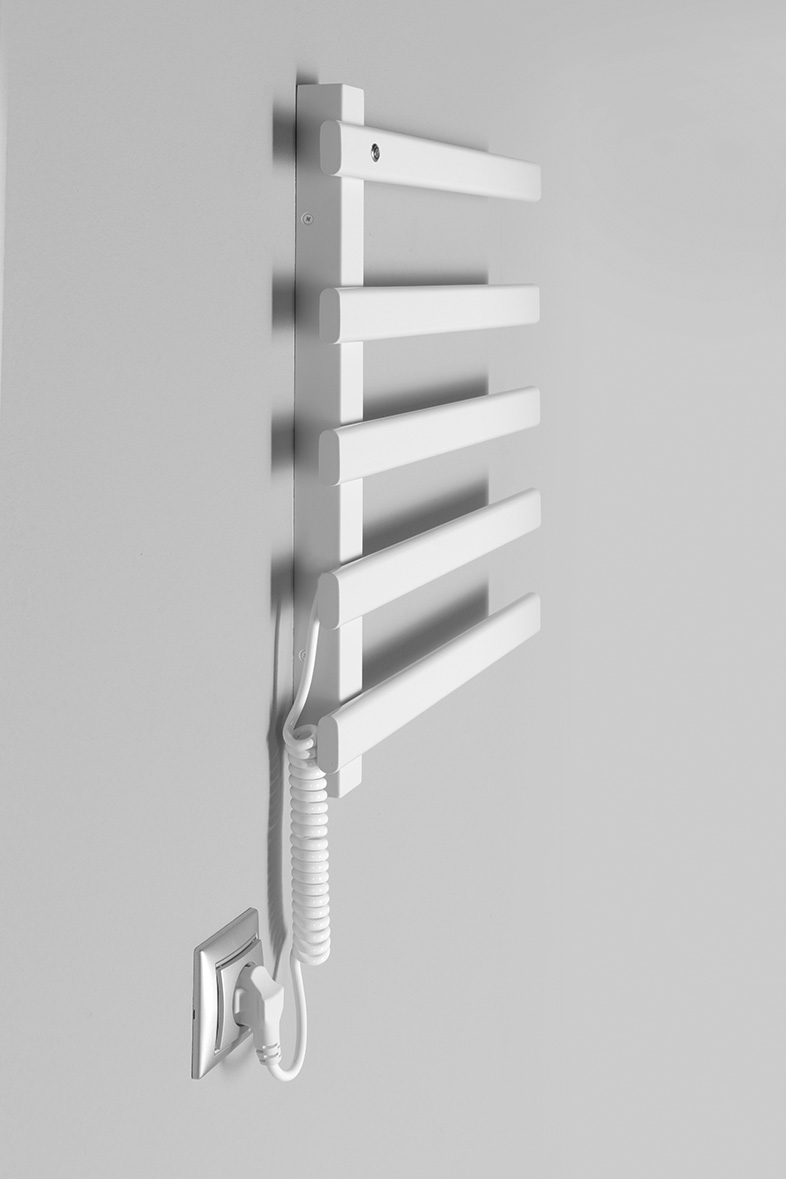 ELCOR elektrický sušák ručníků 480x520x50 mm, 63 W, bílá mat EB520