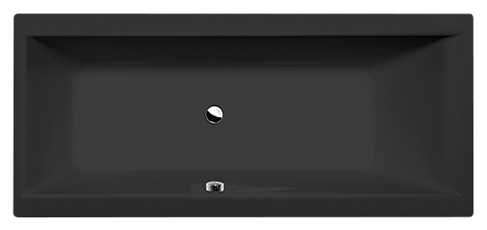 CLEO obdélníková vana 180x80x48cm, černá mat 95611.21