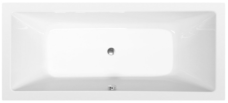 KRYSTA SLIM obdélníková vana 180x70x39cm, bílá 72906S